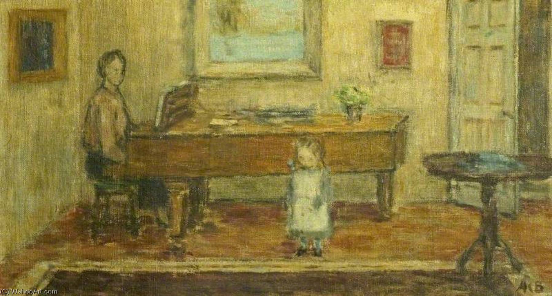 At The Piano — Alan Francis Clutton Brock