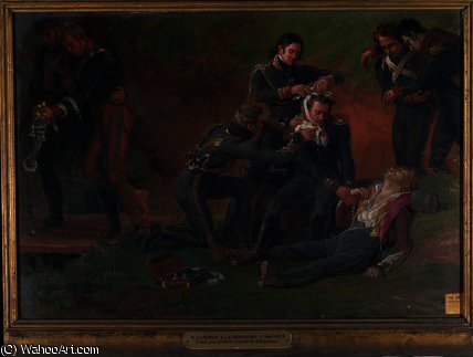 Baron Jean Dominique Larrey Tending The Wounded — Louis François Baron Lejeune