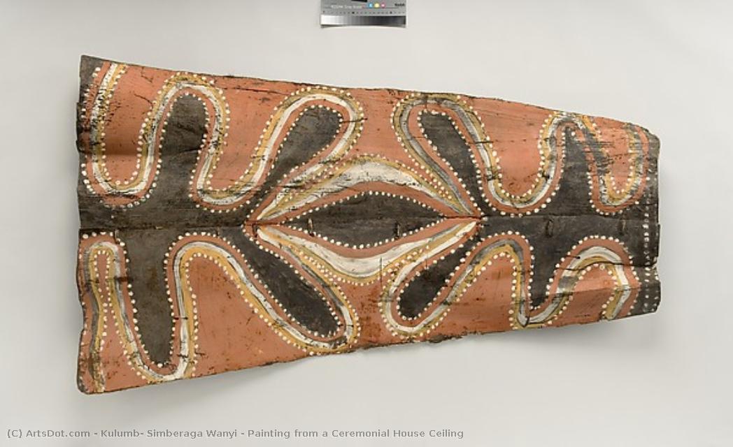 Painting From A Ceremonial House Ceiling — Kulumb, Simberaga Wanyi