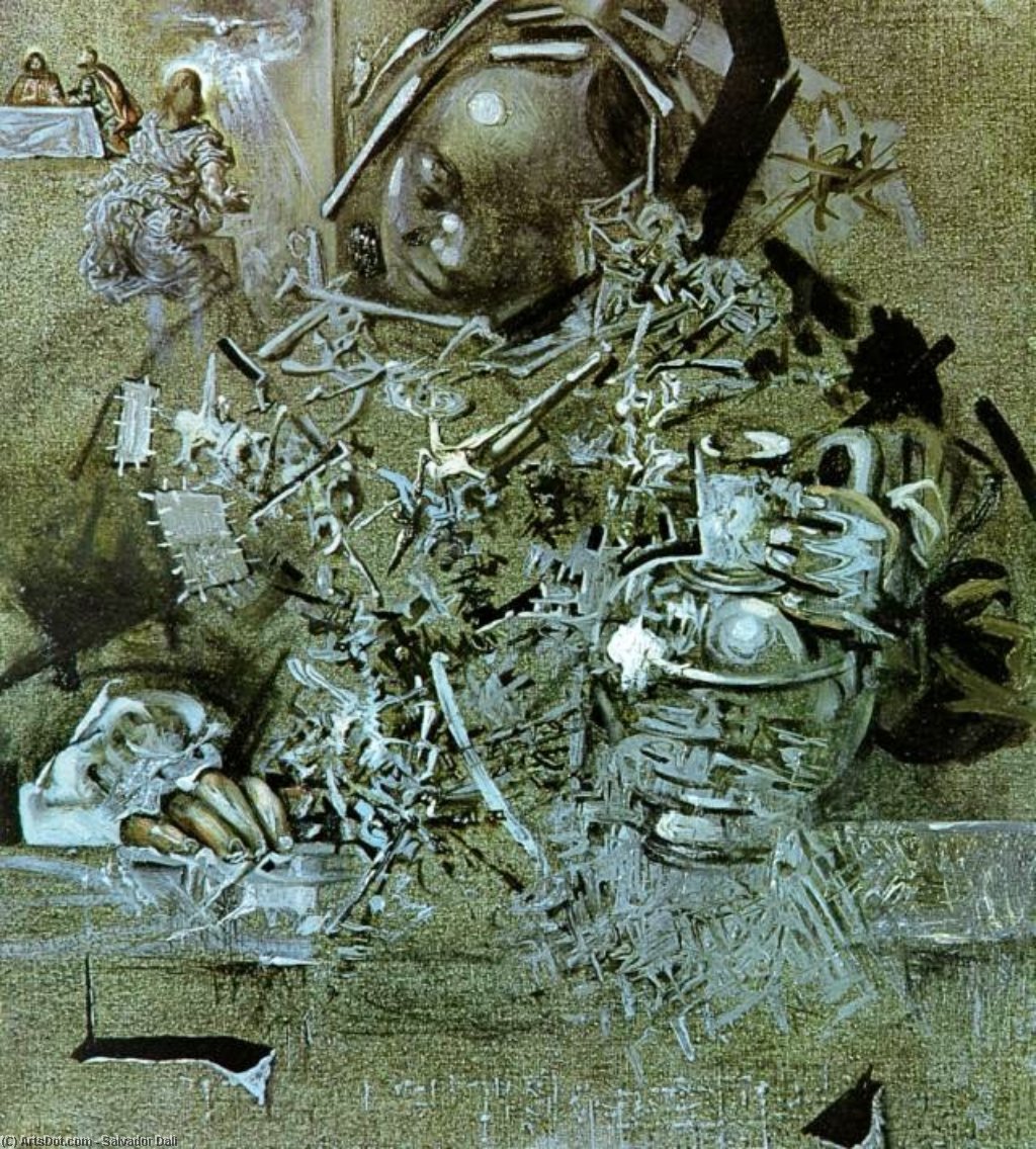 The Servant Of The Disciples At Emmaus, 1960 — Salvador Dalí