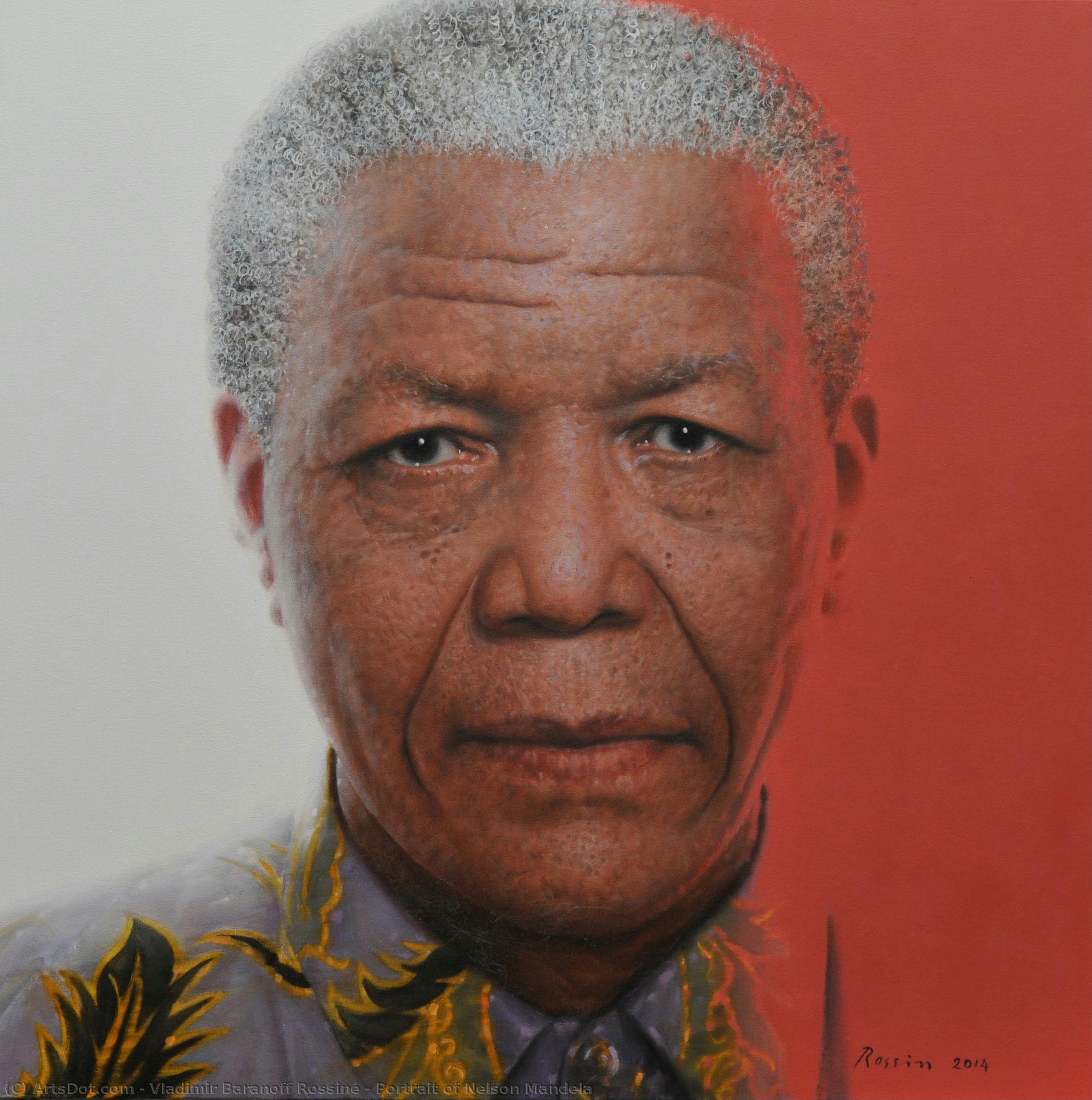 Portrait Of Nelson Mandela — Vladimir Baranoff Rossiné