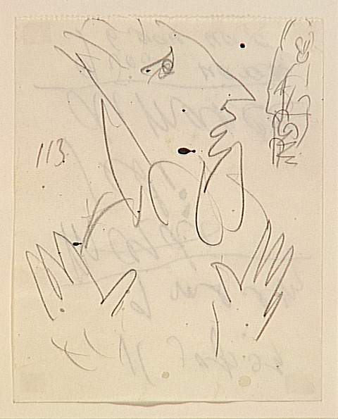 Study To ''exodus'' — Marc Chagall