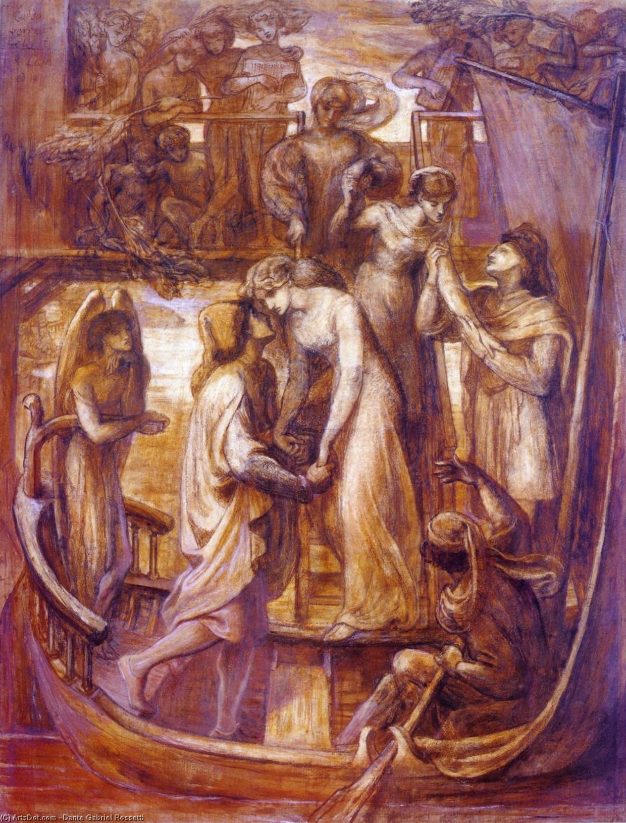 The Boat Of Love — Данте Габријел Росети