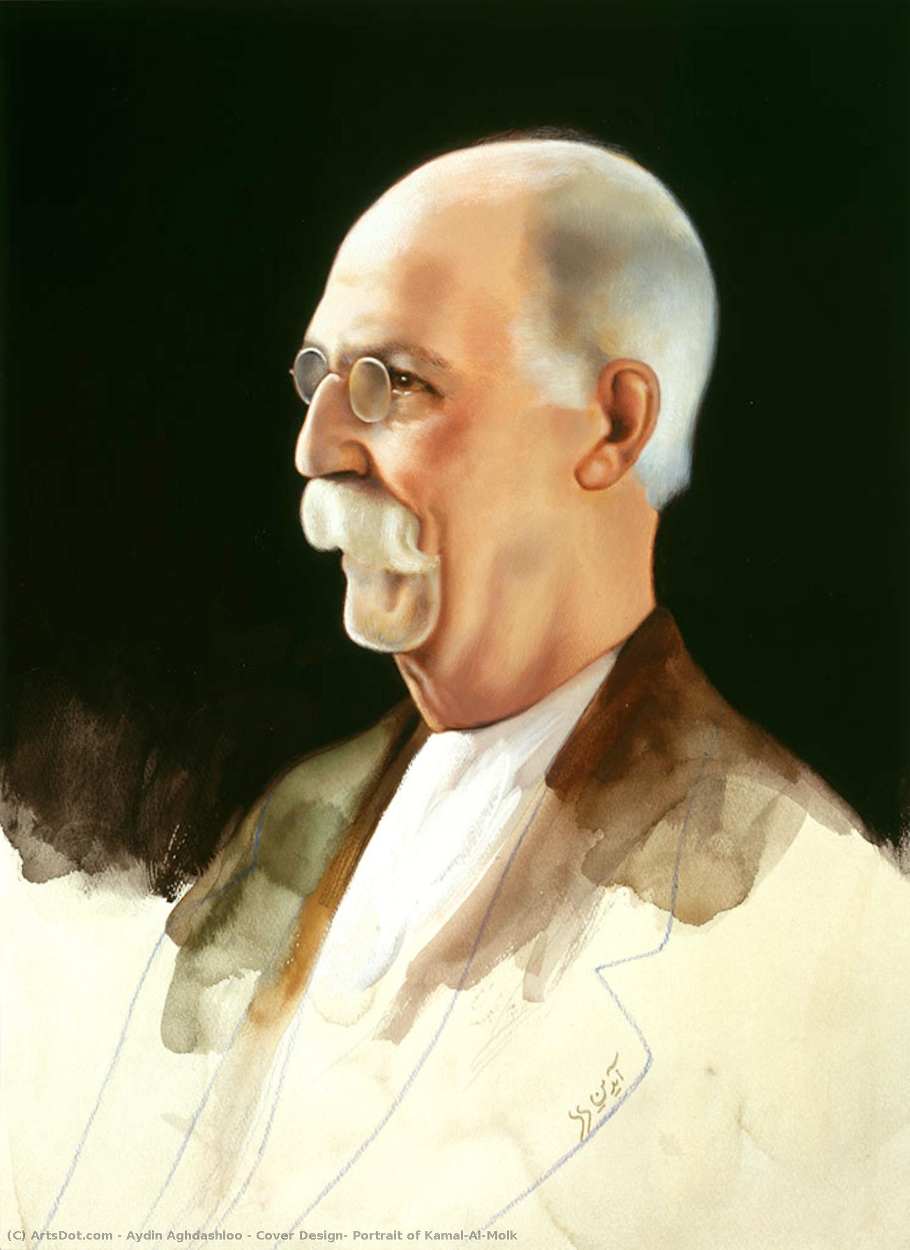Cover Design, Portrait Of Kamal-al-molk — Aydin Aghdashlou