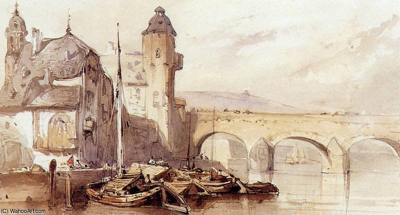 Balduinbrug In Koblenz Sun — Johannes Bosboom