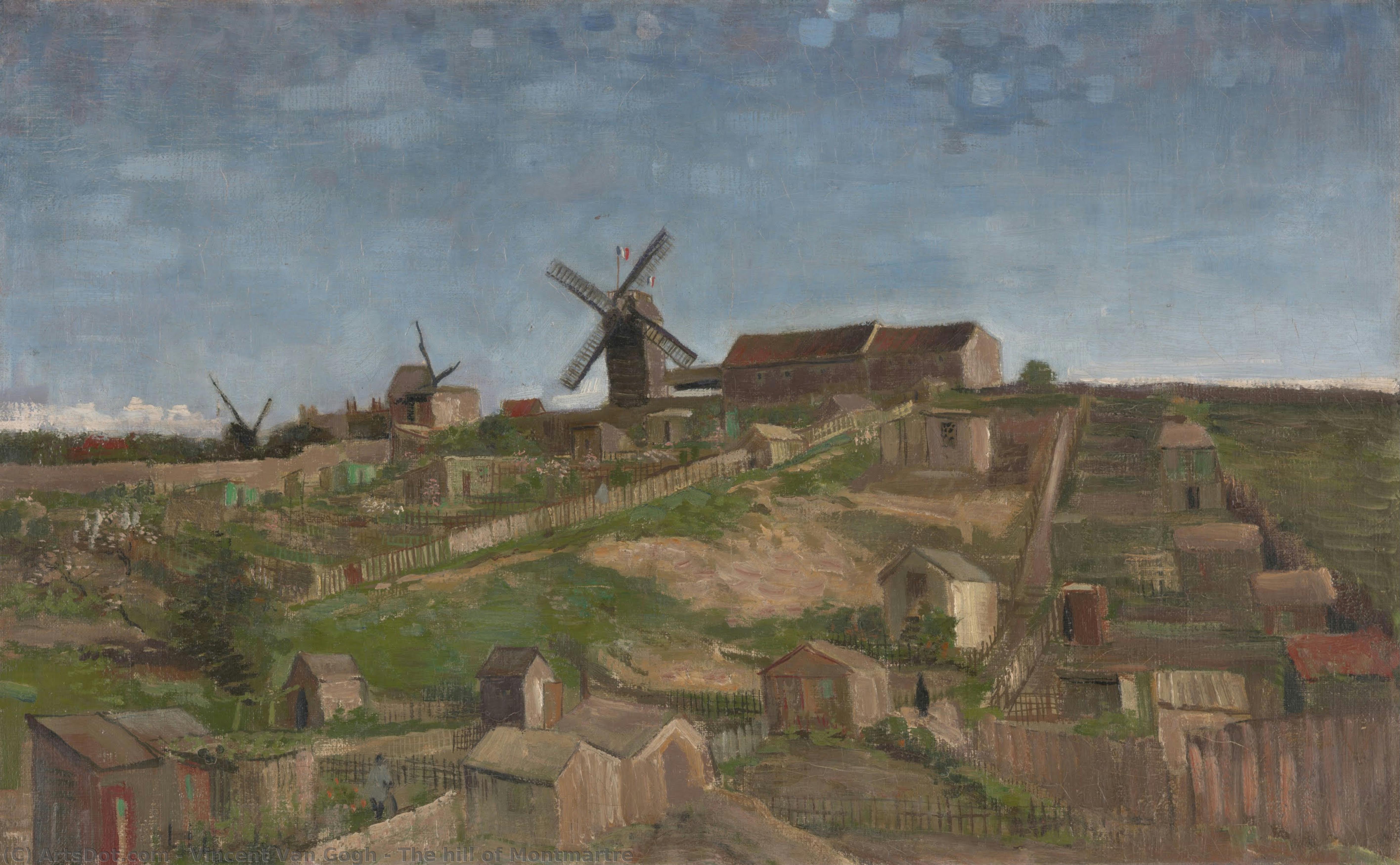 The Hill Of Montmartre — Vincent Willem Van Gogh