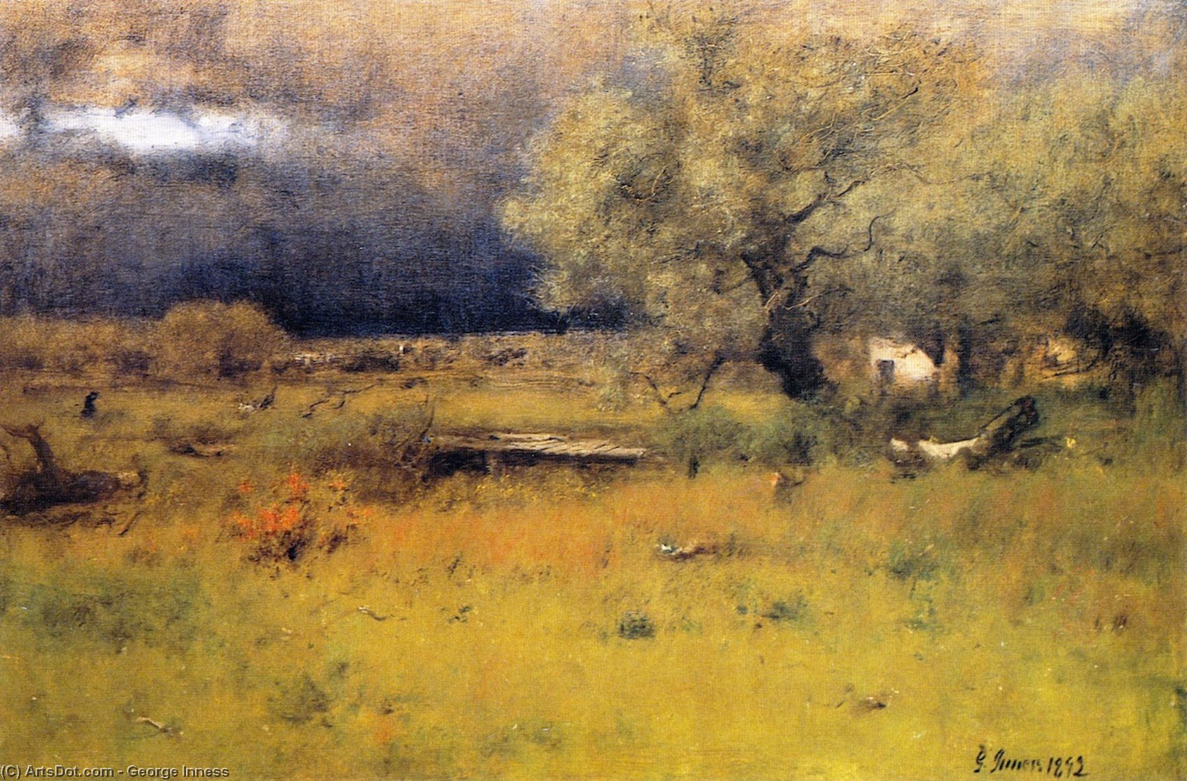The Passing Storm — George Inness