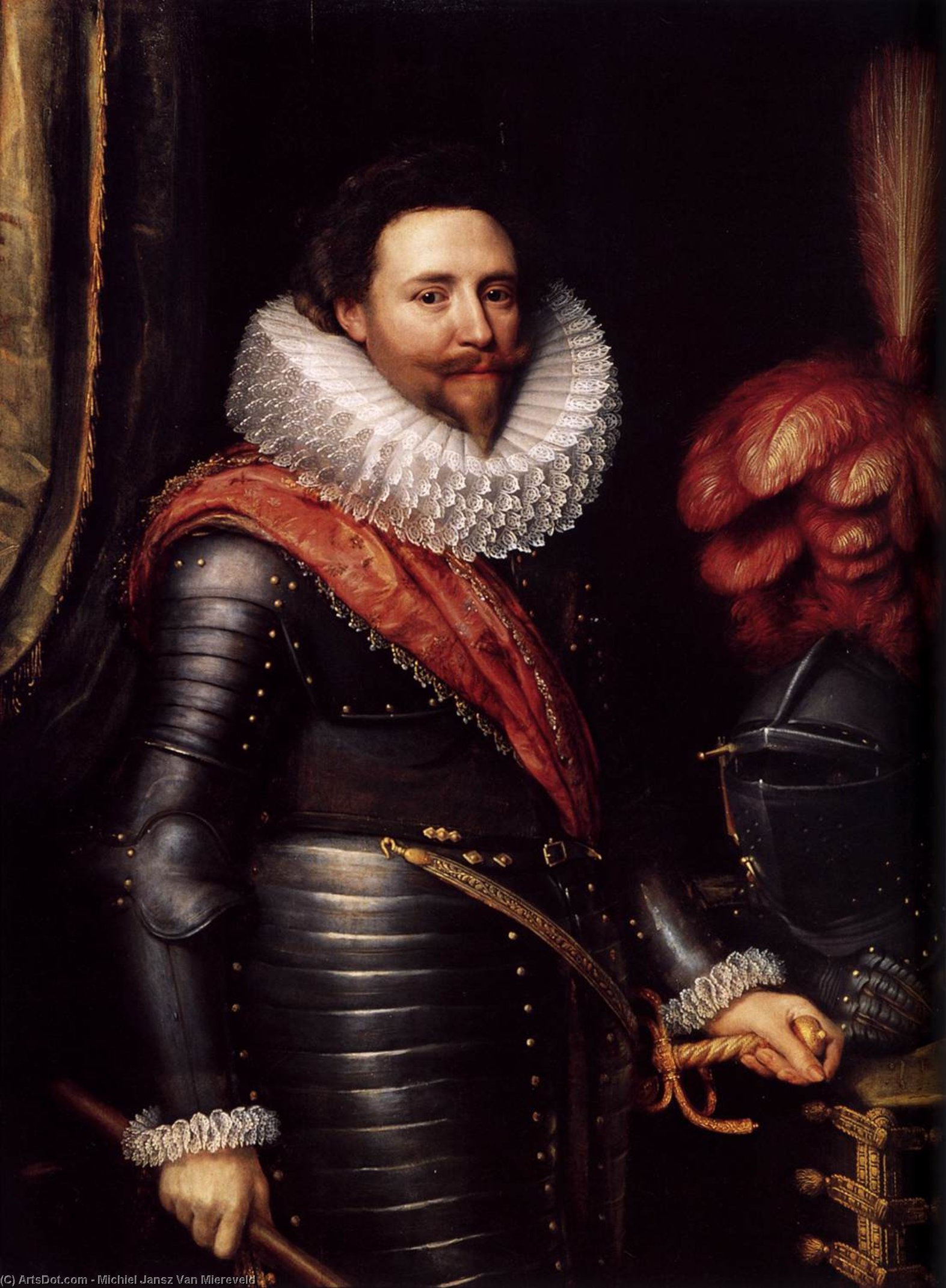 Portrait Of Frederick Hendrick, Prince Of Orange-nassau — Michiel Jansz Van Miereveld