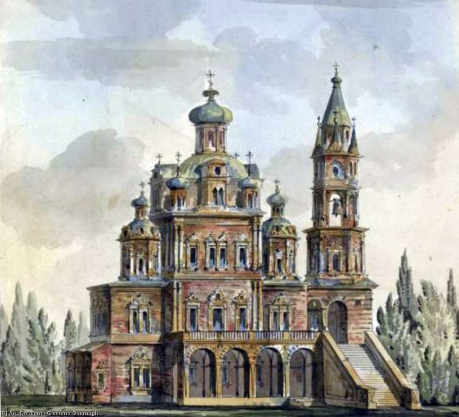 Church Of The Assumption On Pokrovka — Giacomo Quarenghi