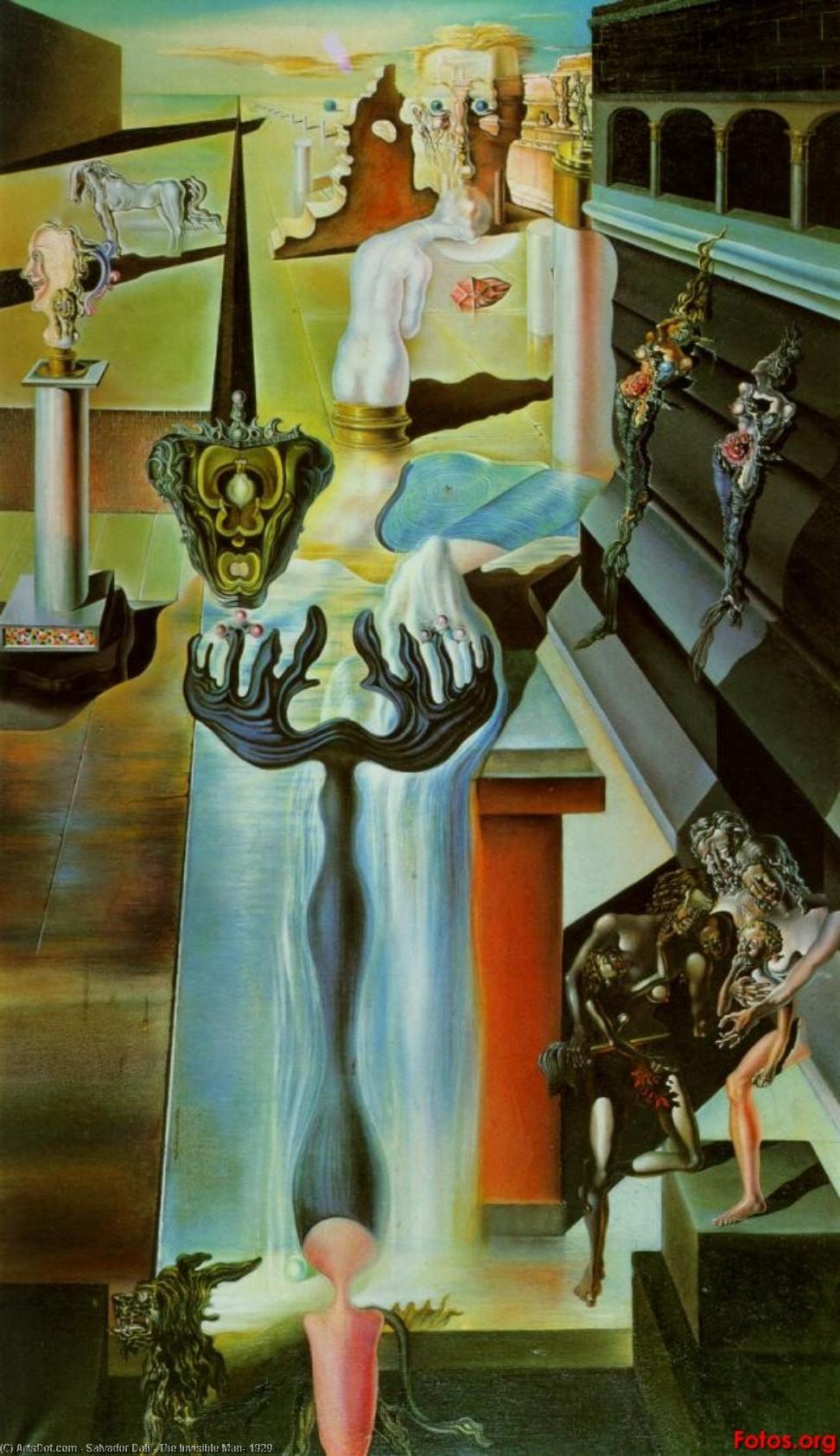 The Invisible Man, 1929 — Salvador Dalí