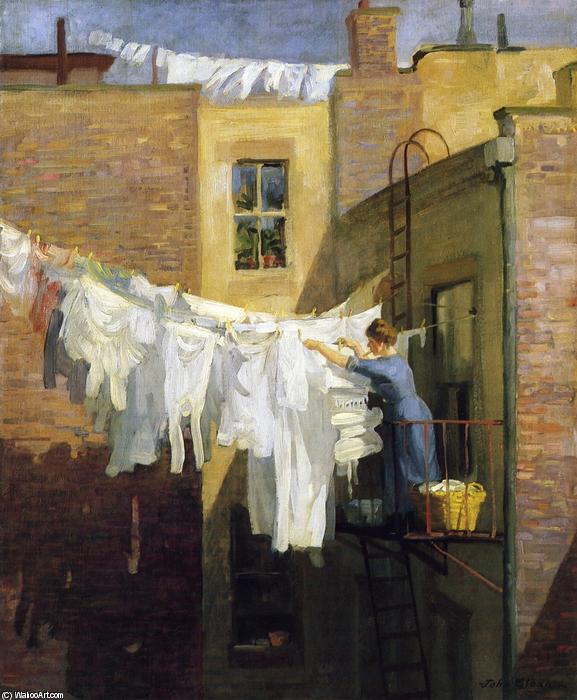 A Woman's Work — John French Sloan