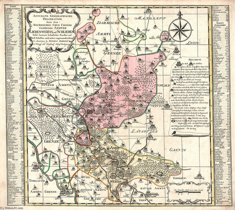 Die Ämter Liebenwerda Und Schlieben — Pieter Schenck