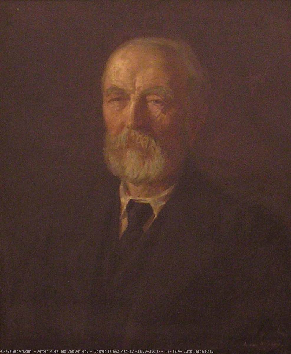 Donald James Mackay (1839–1921), Kt, Fba, 11th Baron Reay — Anton Abraham Van Anrooy
