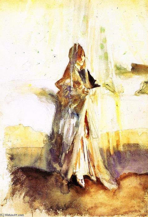Venetian Woman By A Bed — John Singer Sargent