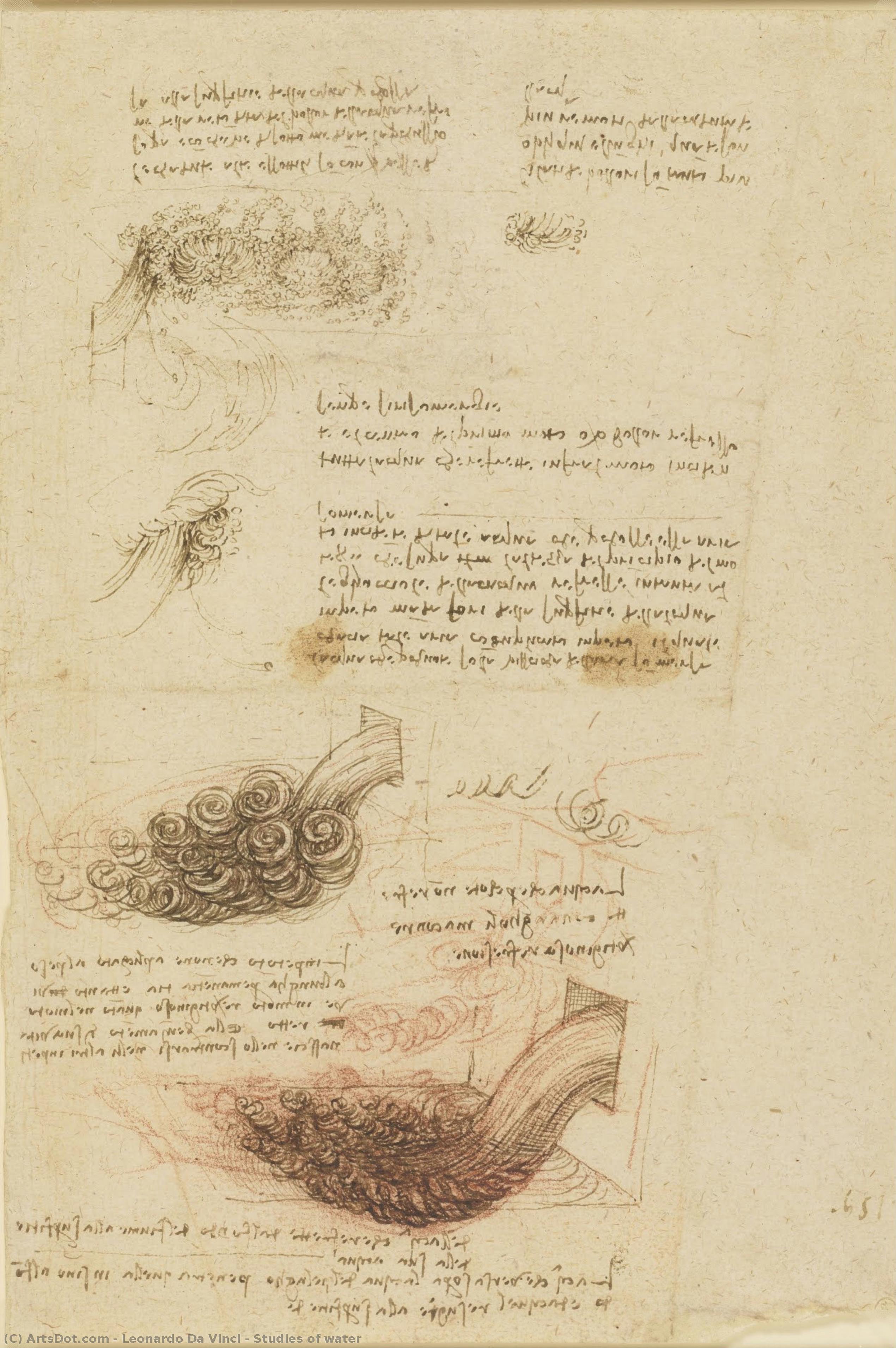Studies Of Water — Leonardo Da Vinci