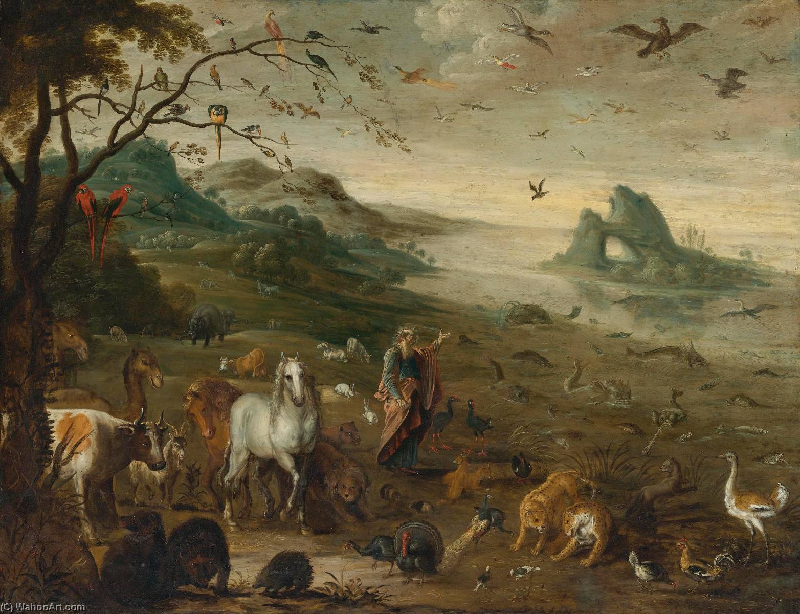God Creating The Animals Of The World — Isaac Van Oosten