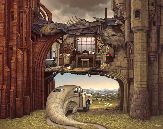Stone And Brick — Jacek Yerka