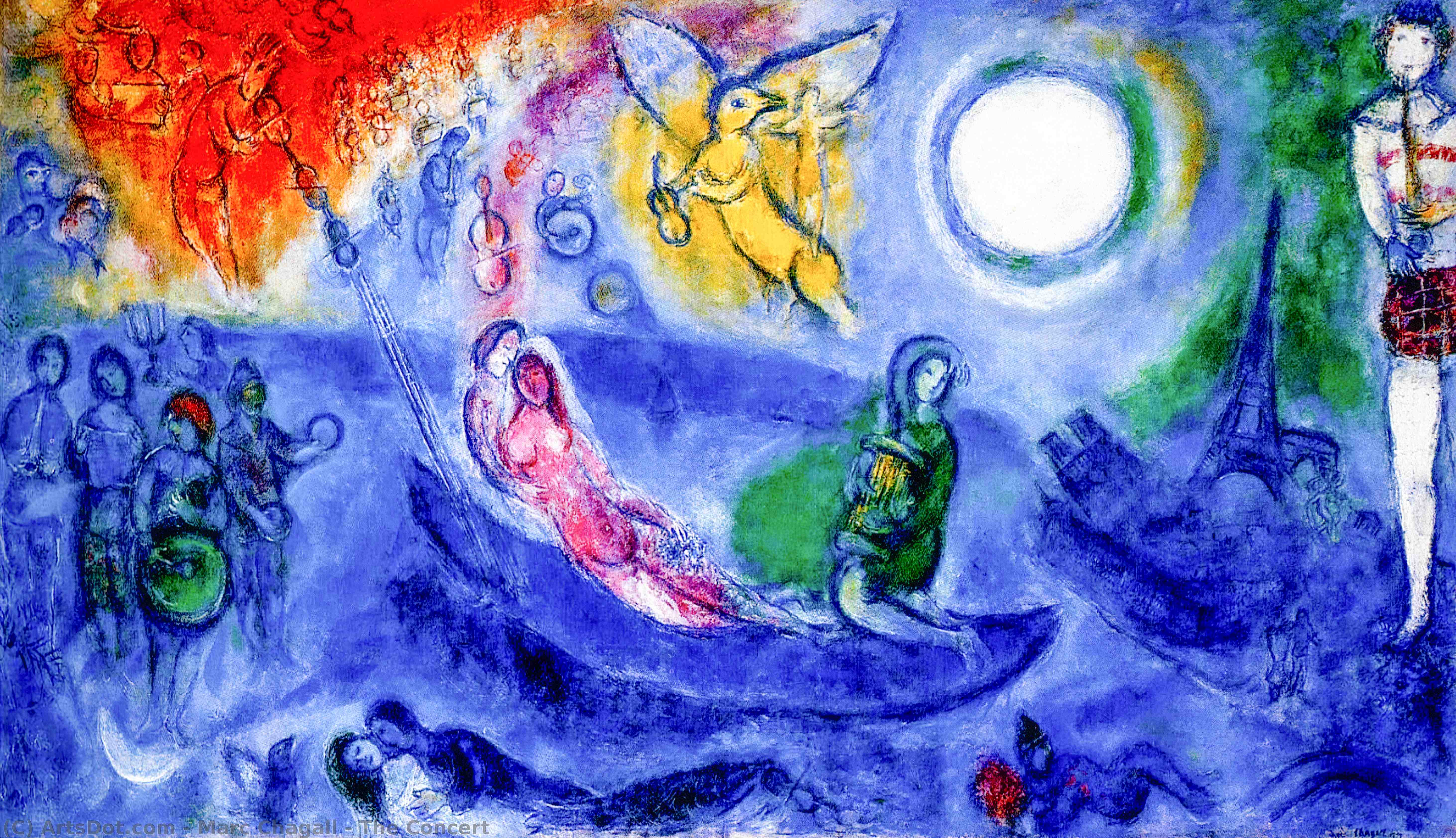 The Concert — Марк Шагал