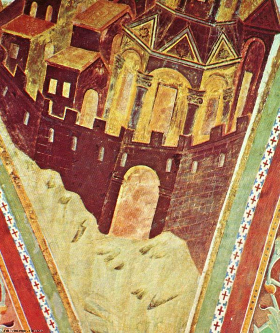 St Luke (detail) — Чимабуэ