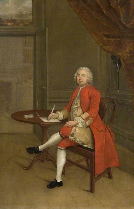 Portrait Of A Man In Red — Arthur William Devis