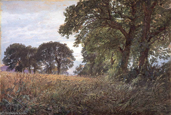 Tennysons Farm, Farmington, Isle Of Wight — William Trost Richards