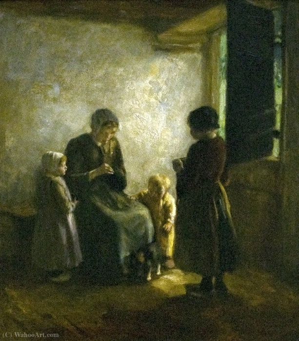 The Open Door — Albert Neuhuys