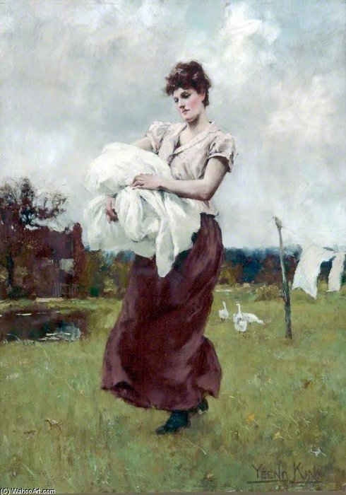 A Showery Day — Henry John Yeend King
