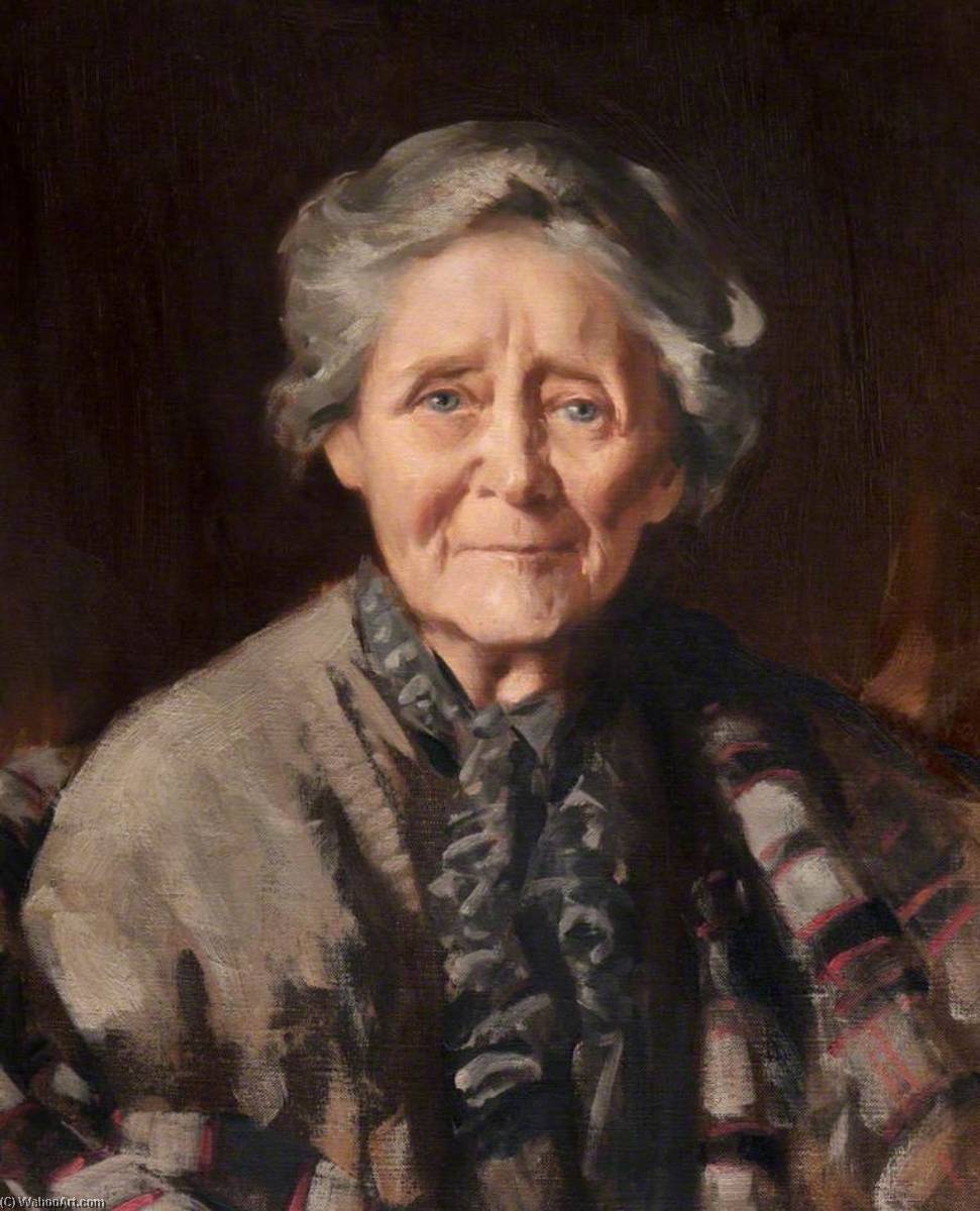 Portrait Of An Unknown Woman — Stanley Cursiter