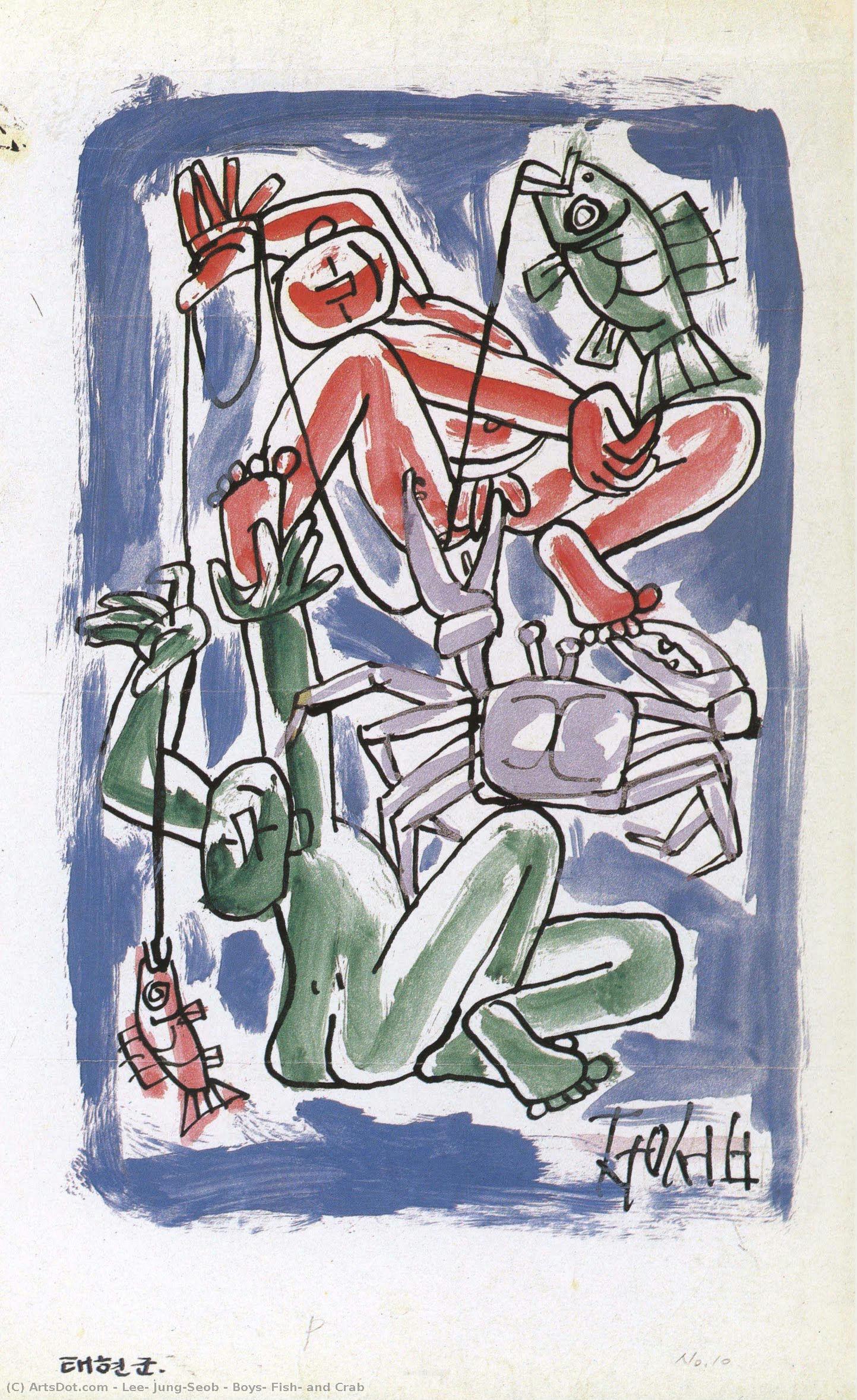 Boys, Fish, And Crab — Lee, Jung-seob