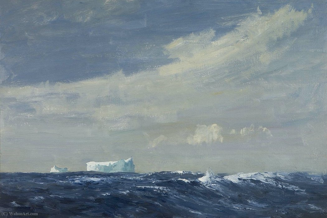 Last Iceberg Seen From Britannia, (1957) — Edward Seago