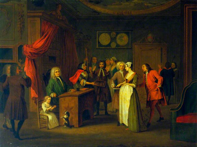 The Affiliation (after William Hogarth) — John Collet