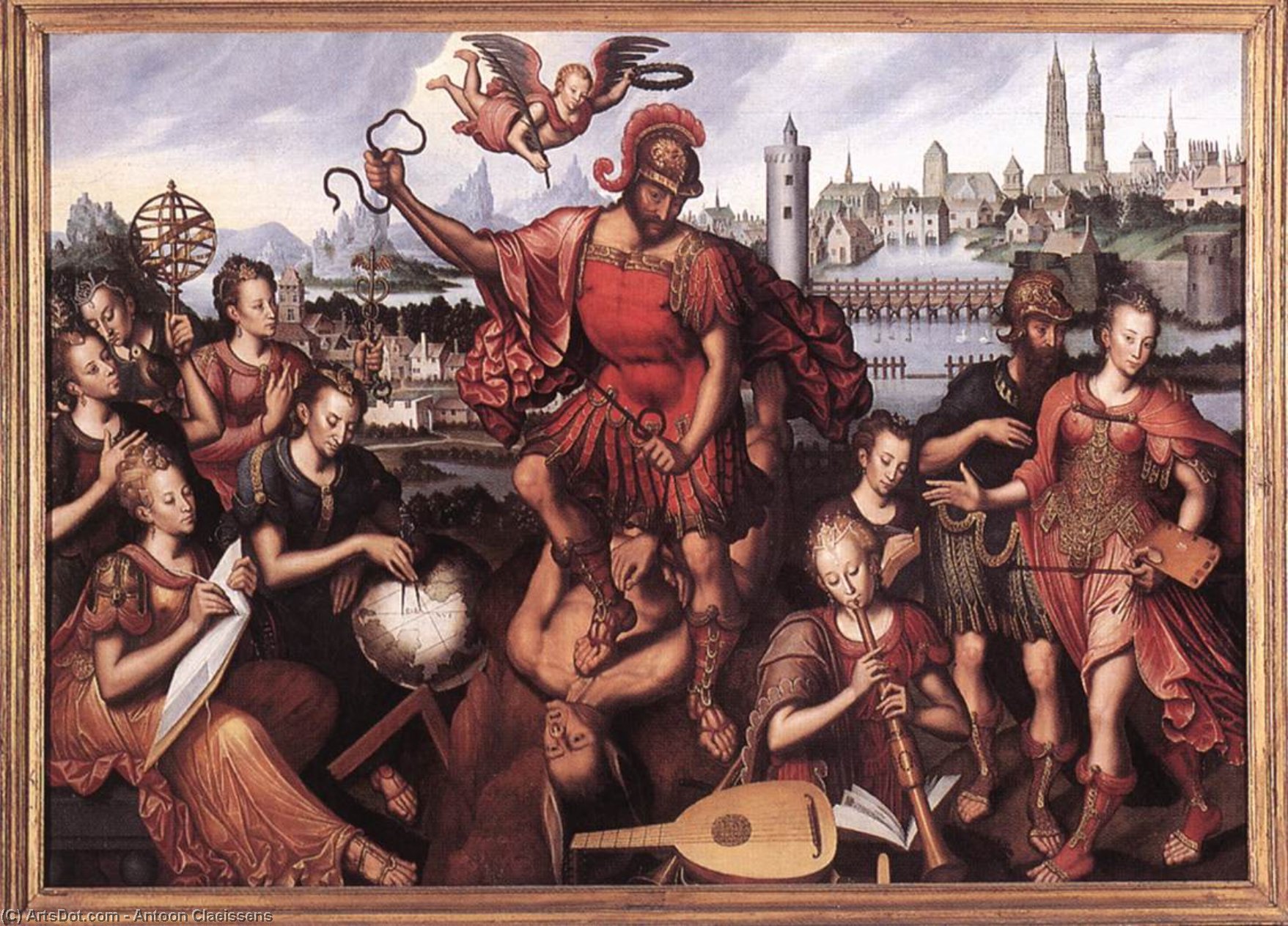 Mars Vanquishing Ignorance — Antoon Claeissens