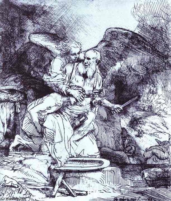 The Sacrifice Of Abraham — Рембрант