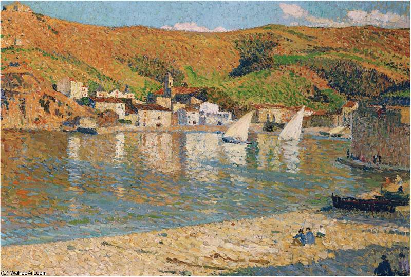 Port Collioure — Henri Jean Guillaume Martin