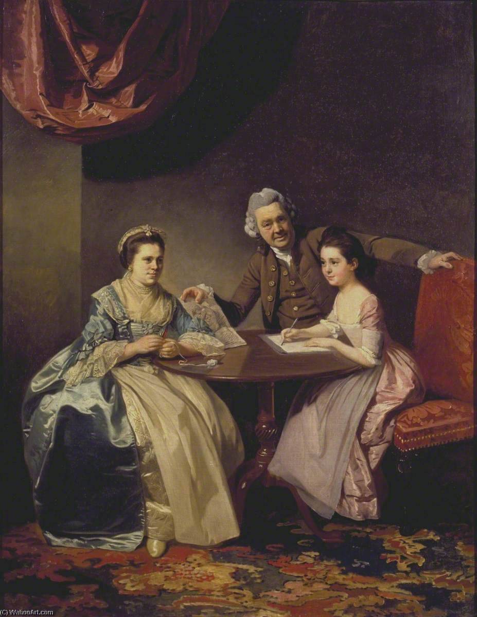 Mr And Mrs Dalton And Their Niece Mary De Heulle — Johann Zoffany