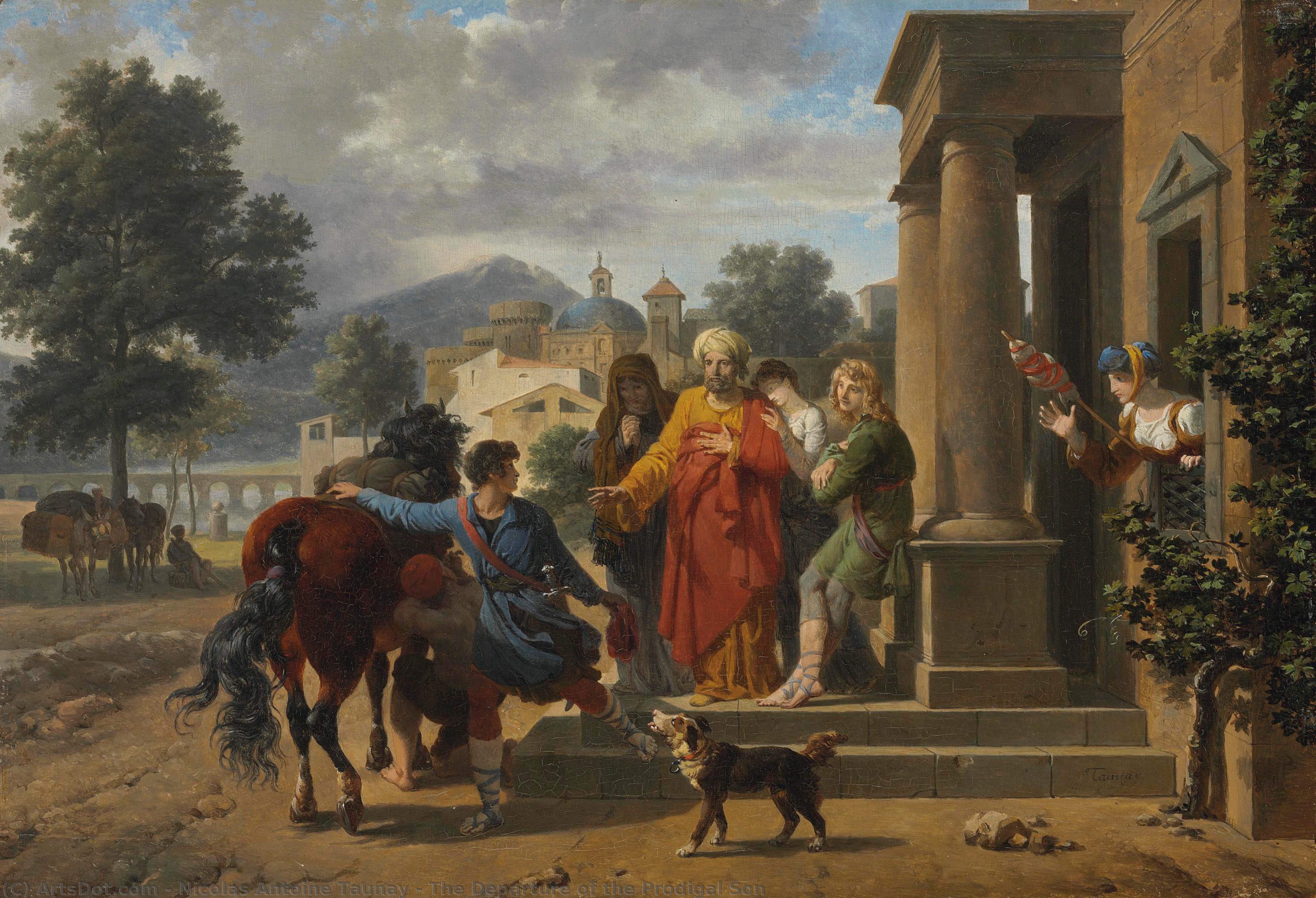 The Departure Of The Prodigal Son — Nicolas-antoine Taunay