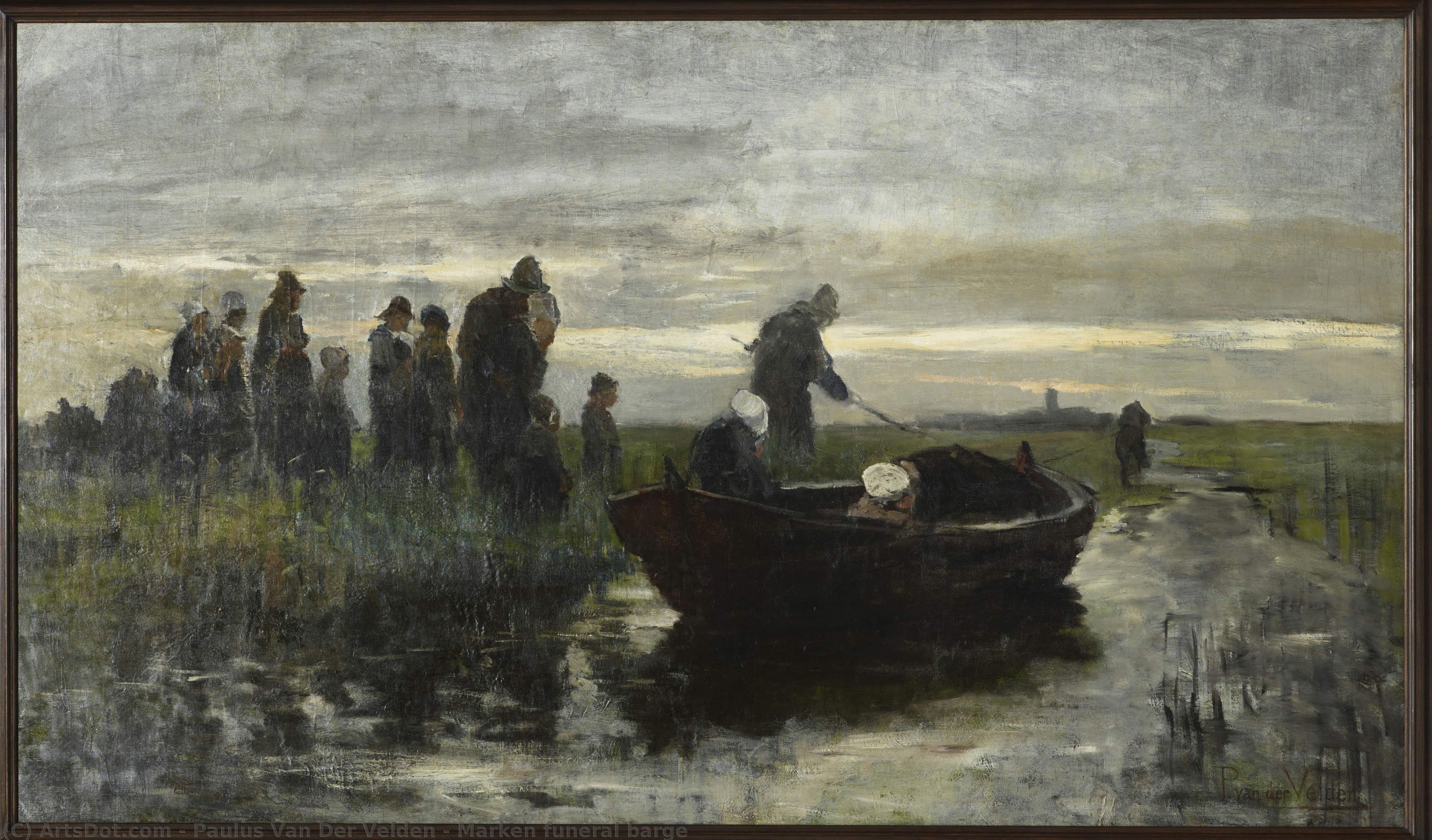 Marken Funeral Barge — Paulus Van Der Velden