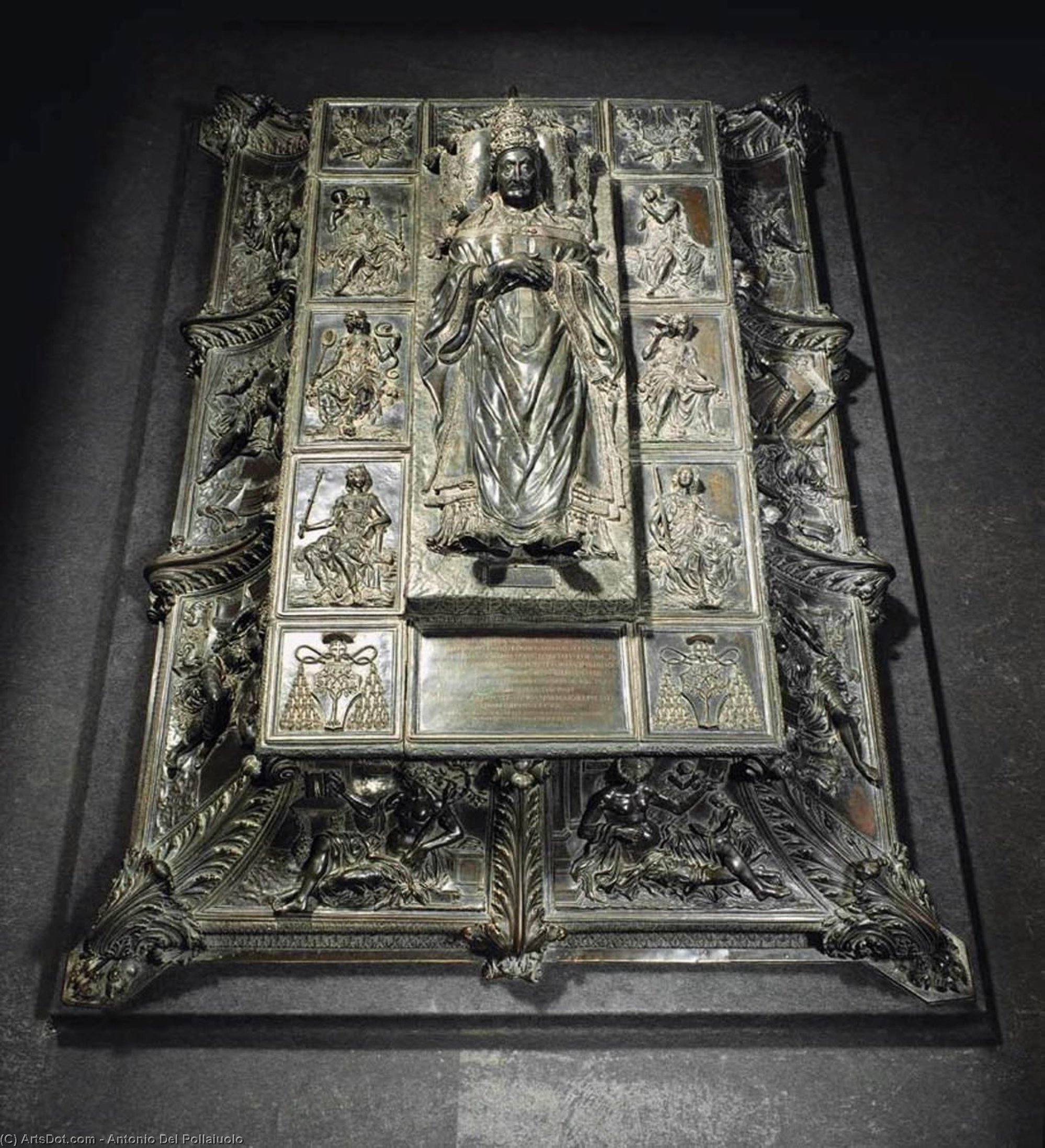 Monument Of Sixtus Iv — Antonio Del Pollaiuolo