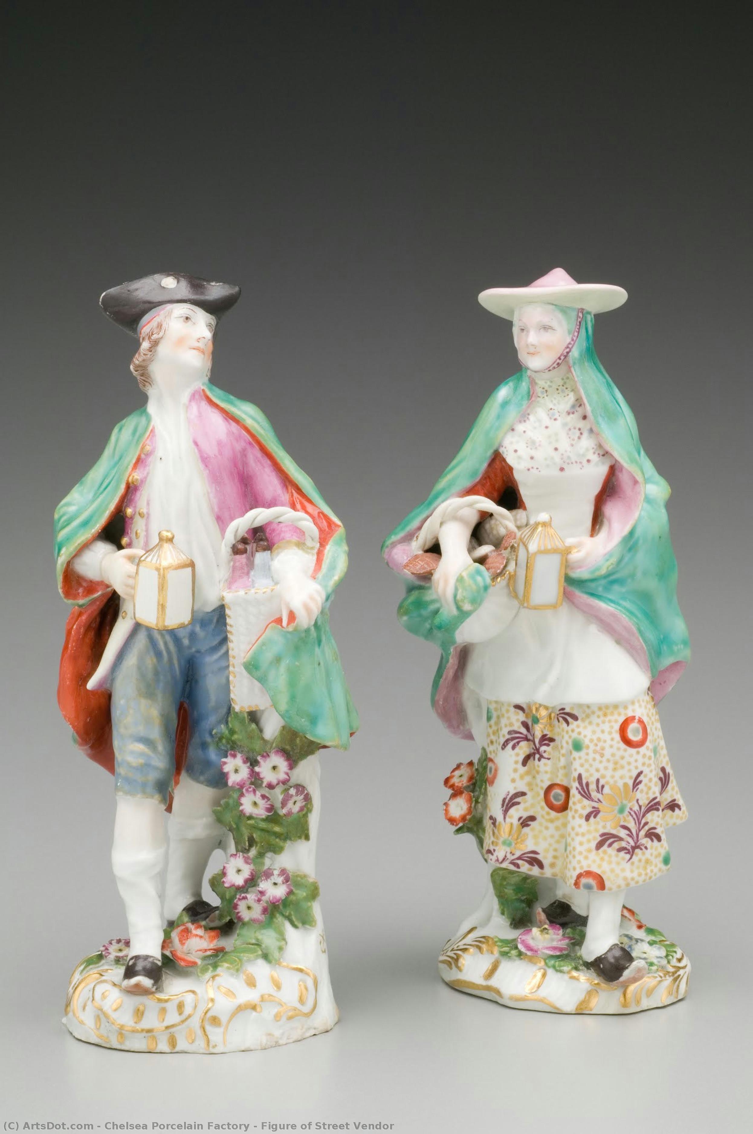 Figure Of Street Vendor — Chelsea Porcelain Factory