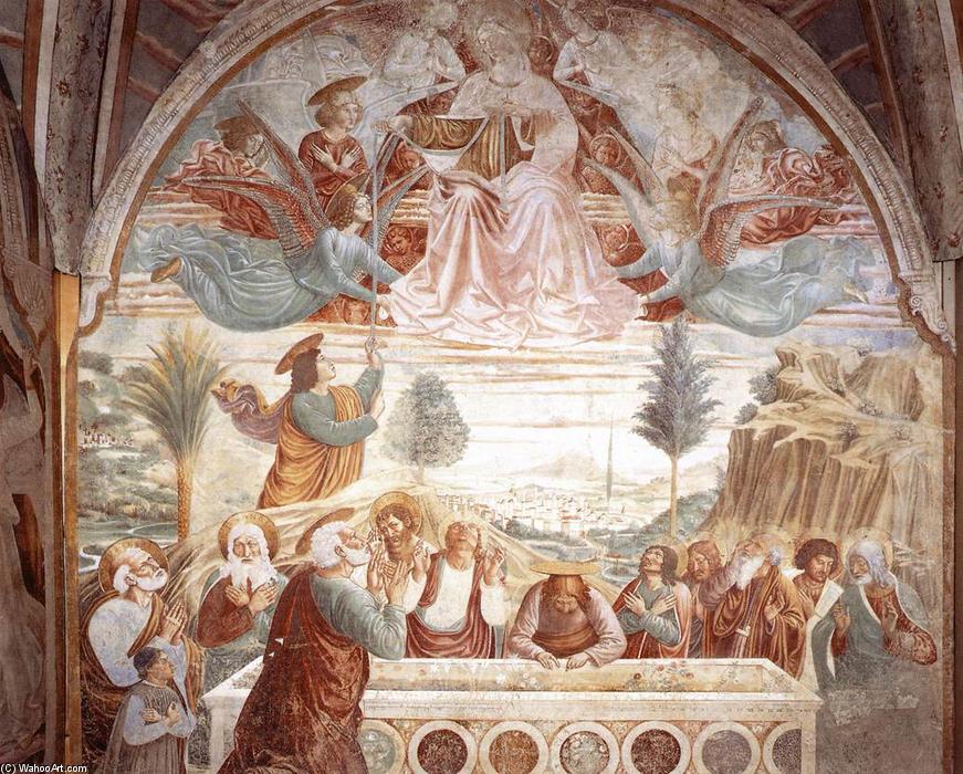 Aufnahme Der Jungfrau Maria — Benozzo Gozzoli