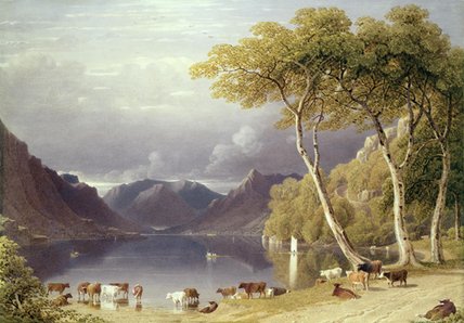 Head Of Ullswater In The Lake District — George Fennel Robson