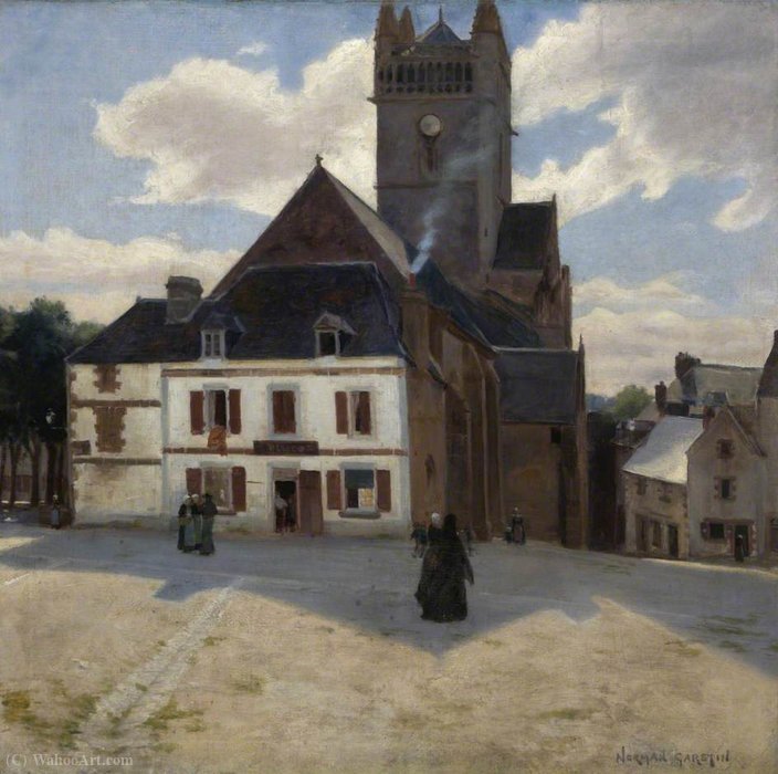 Breton Village — Norman Garstin