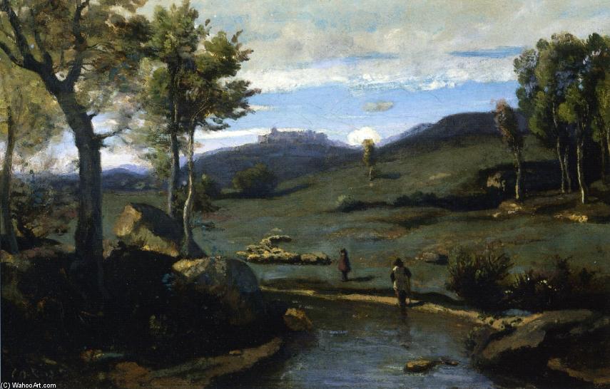 Roman Campagne - Rocky Valley With A Herd Of Pigs — Žan-batist Kamil Korote