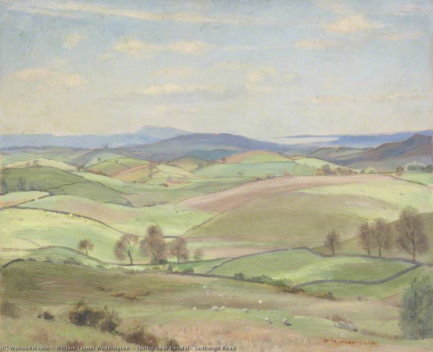 Spring Near Kendal, Sedbergh Road — William Lionel Waddington