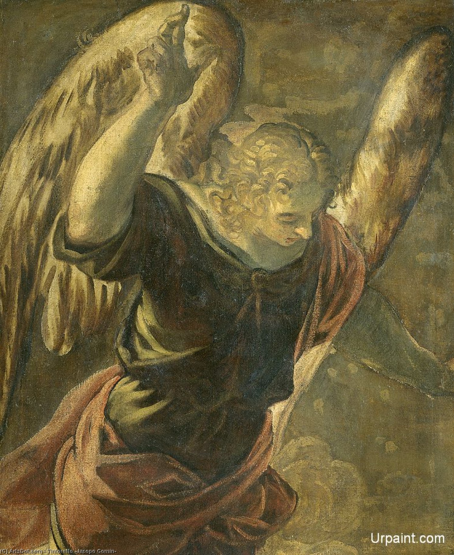 La Anunciación Del Ángel — Jacopo Tintoretto
