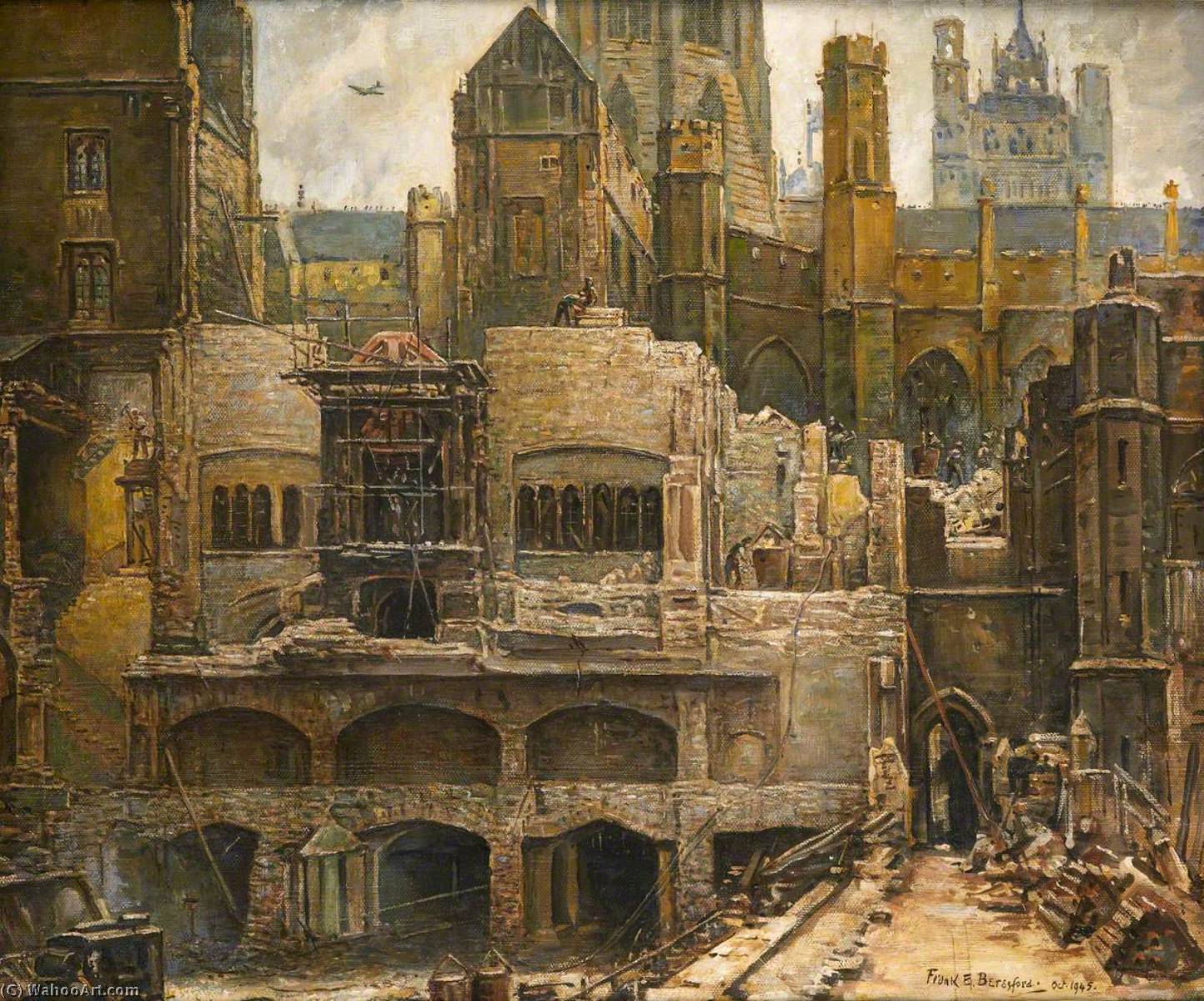 Demolition Of The Blitzed House Of Commons — Frank Ernest Beresford