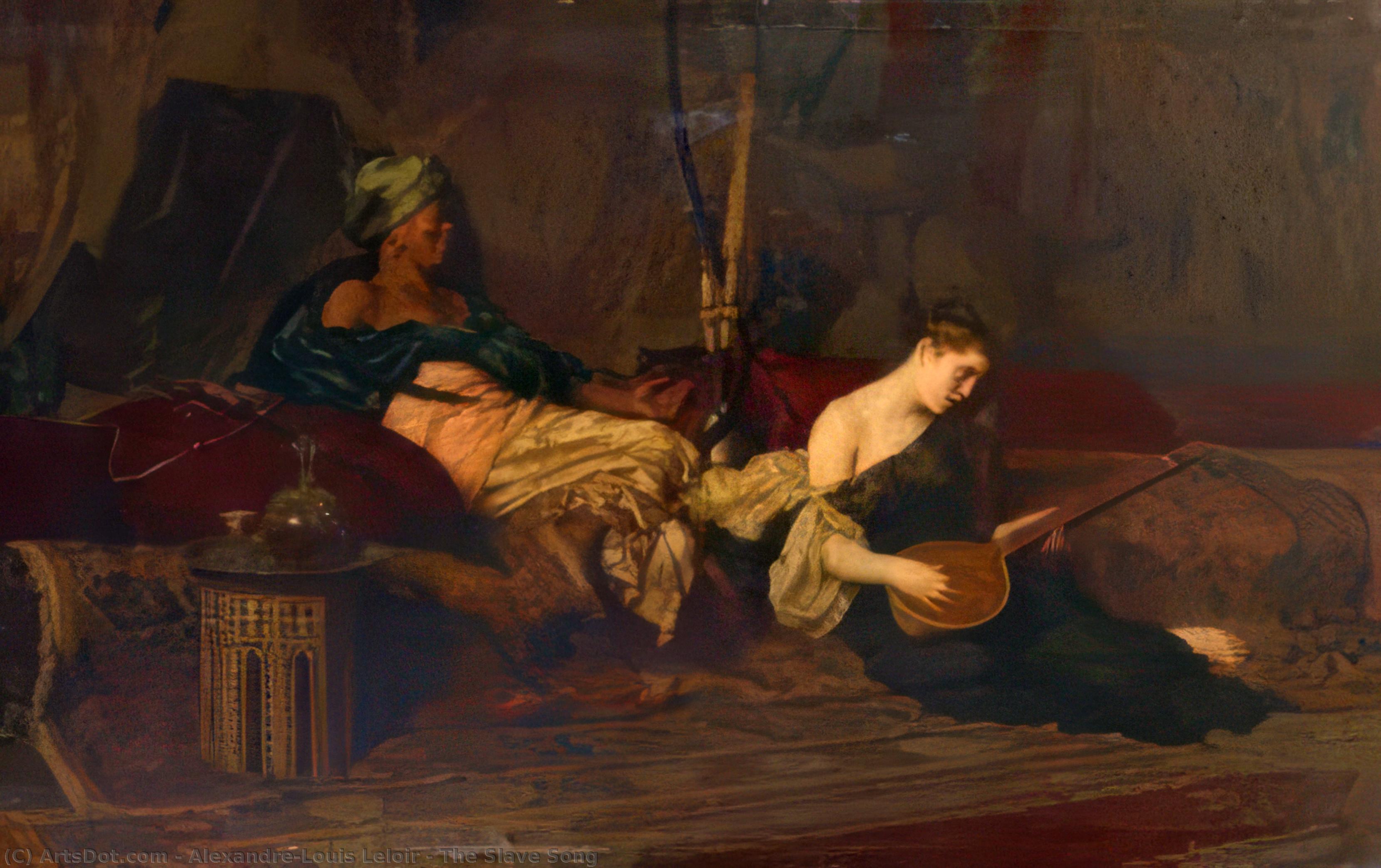 The Slave Song — Alexandre-louis Leloir