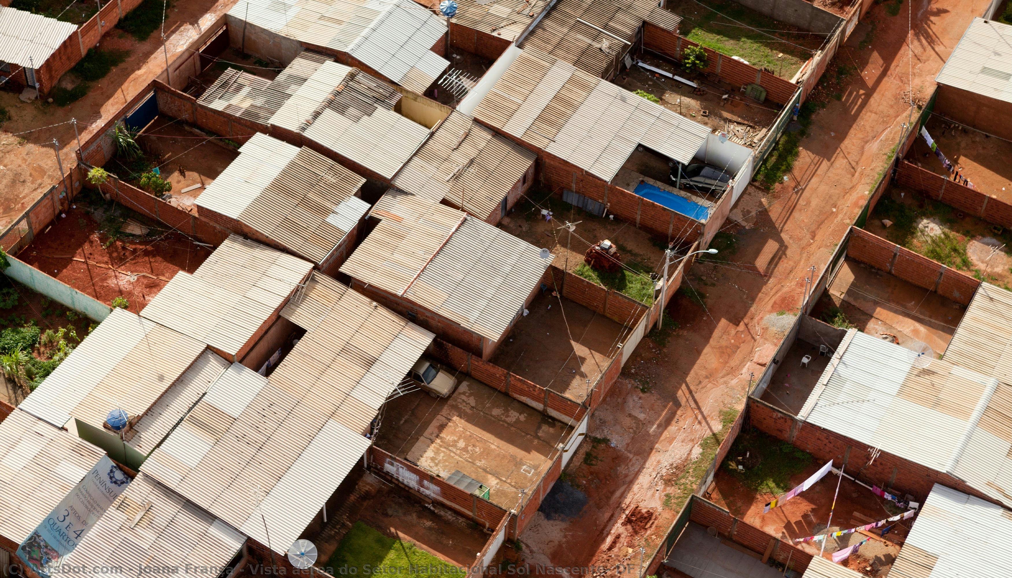 Vista Aérea Do Setor Habitacional Sol Nascente, Df — Joana França