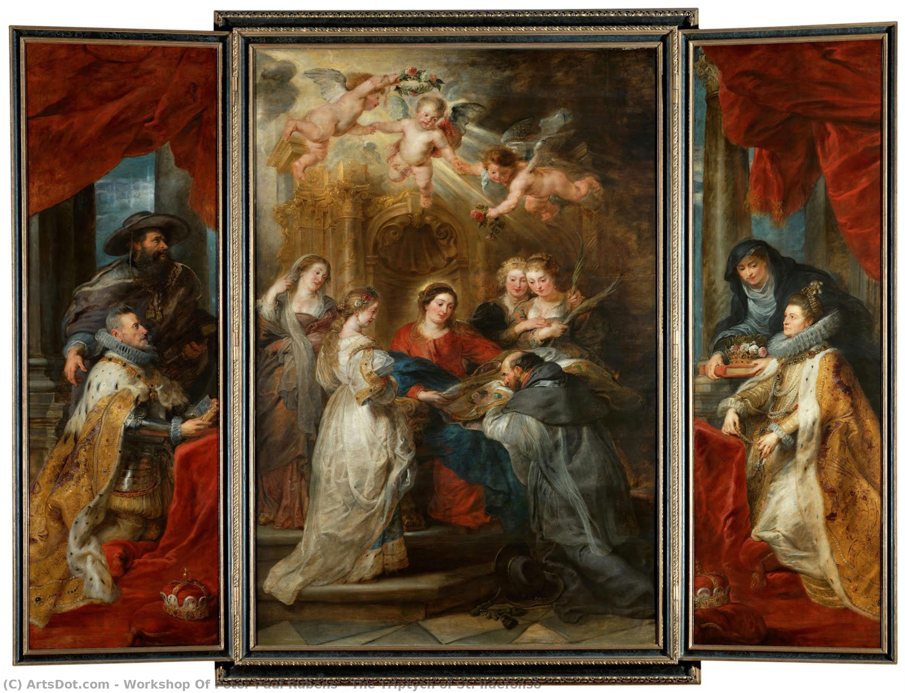 Das Triptychon Des Heiligen Ildefons — Werkstatt Von Peter Paul Rubens