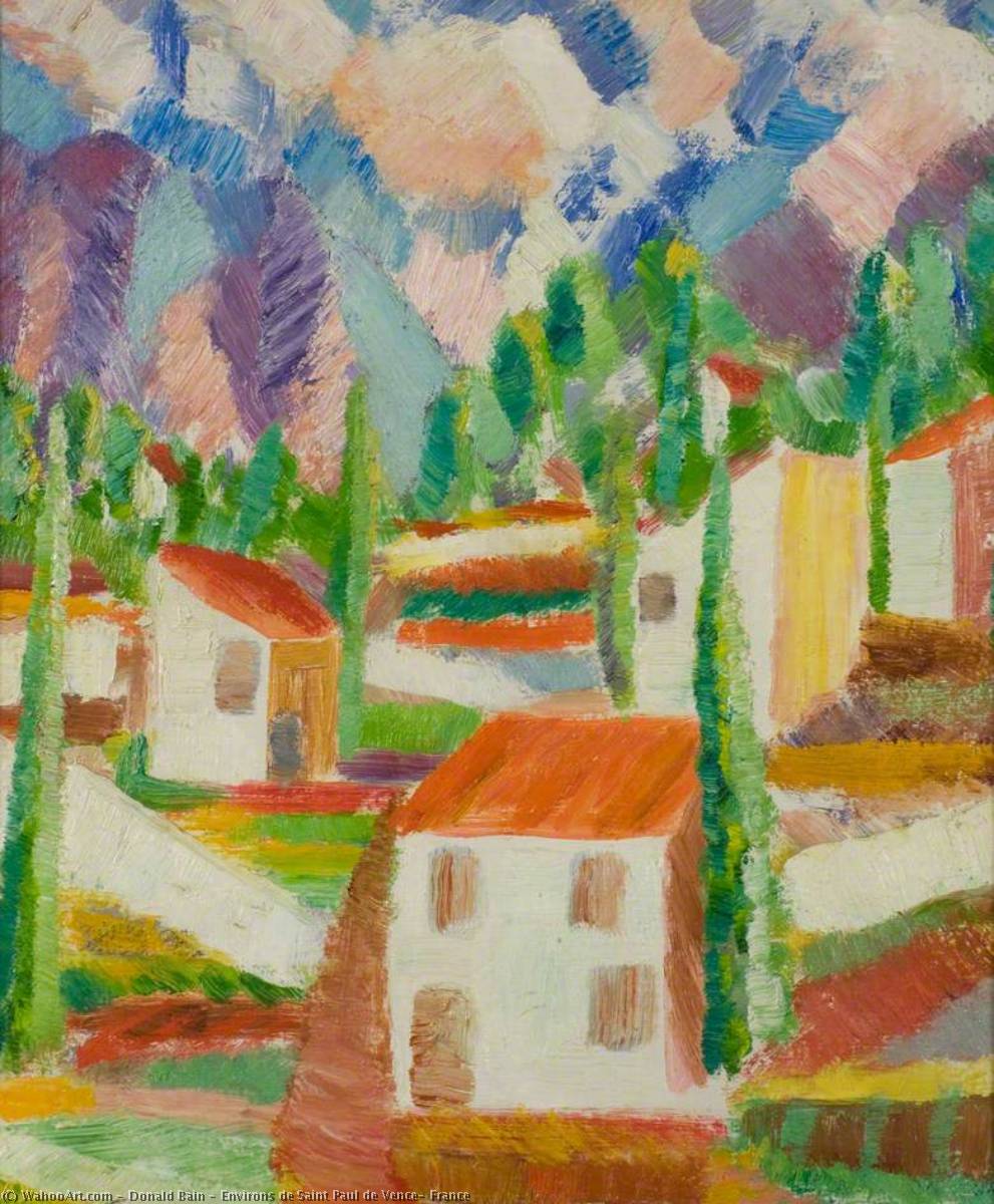 Environs De Saint Paul De Vence, France — Donald Bain